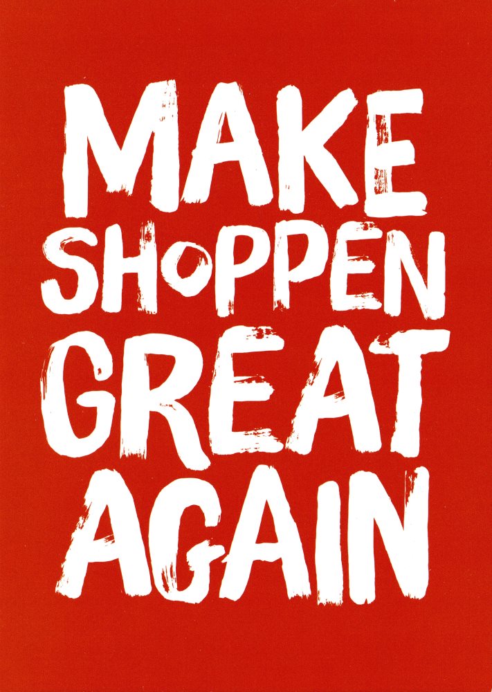 Postkarte "Make Shoppen Great Again" Postkarte "Make Shoppen Great Again"