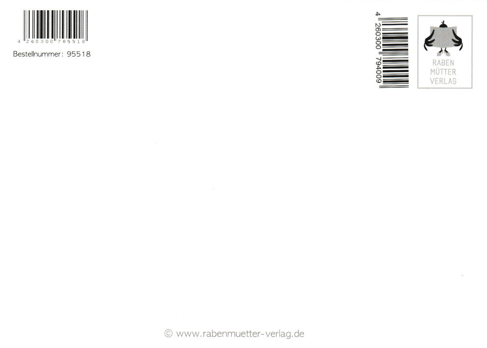 Postkarte "Liebe ist, wenn beide vom Waldspaziergang ..." (Rückseite)