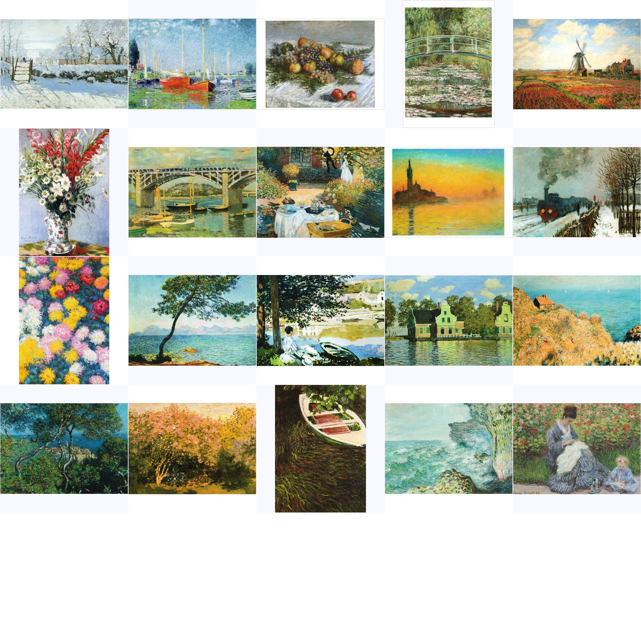 Kunstkarten-Topseller-Set Claude Monet