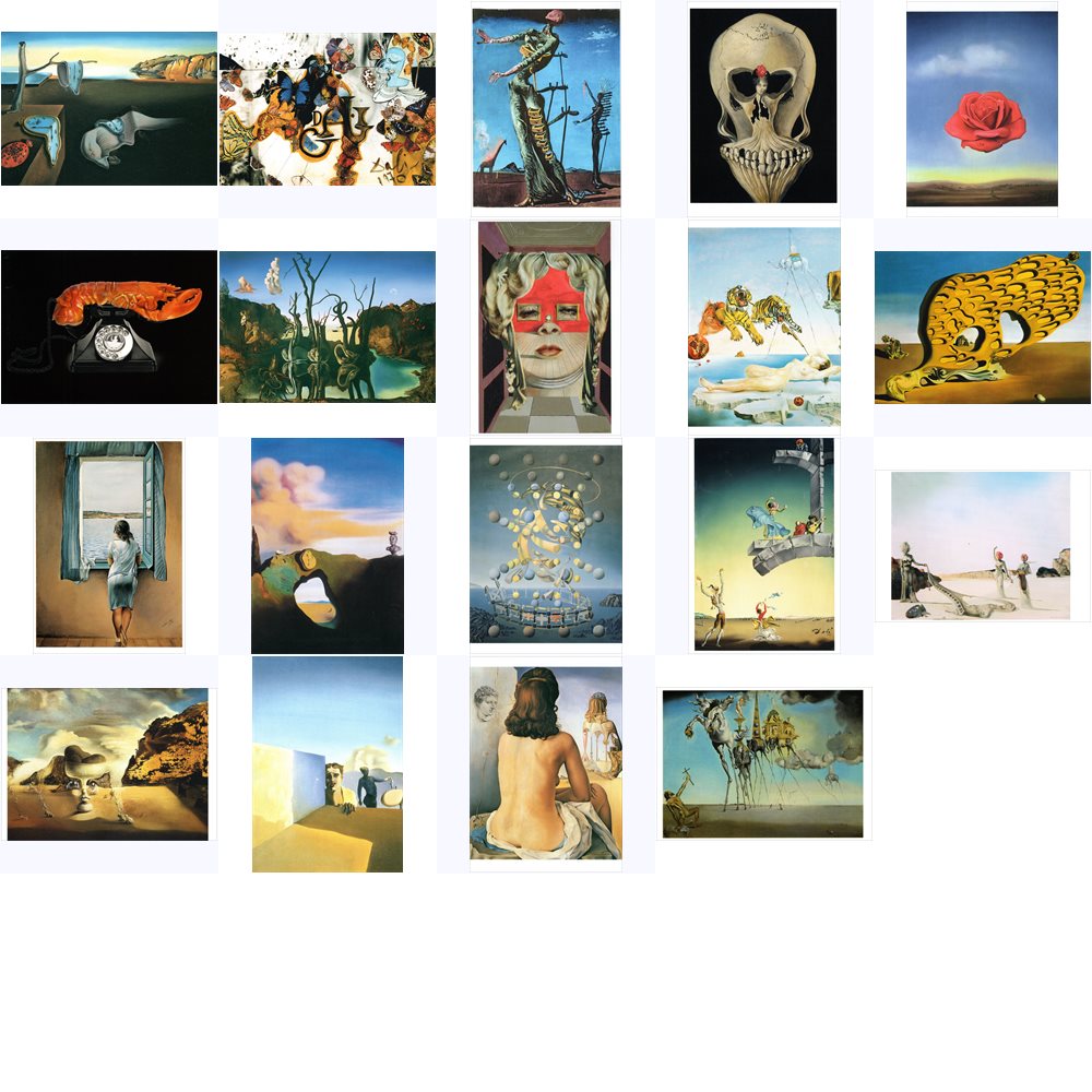 Kunstkarten-Komplett-Set Salvador Dalí Kunstkarten-Komplett-Set Salvador Dalí