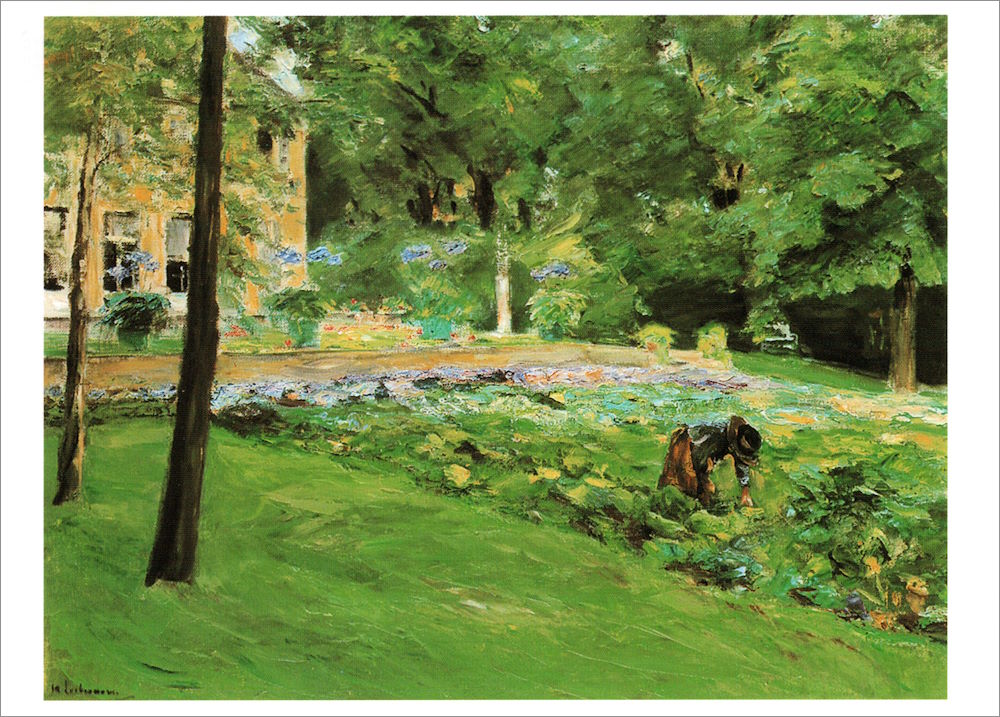Kunstkarte Max Liebermann "Kohlfeld am Wannsee" Kunstkarte Max Liebermann "Kohlfeld am Wannsee"