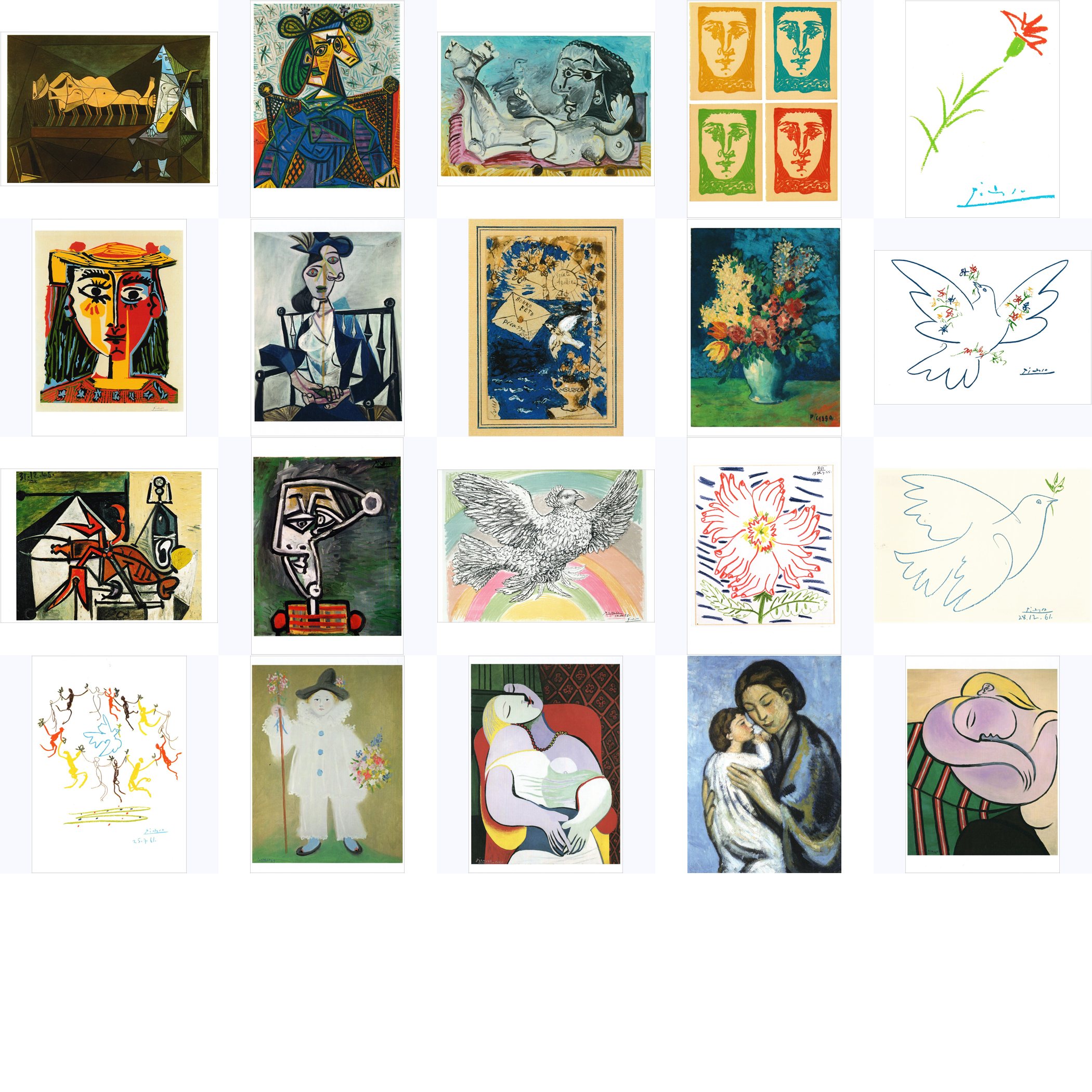Kunstkarten-Topseller-Set Pablo Picasso