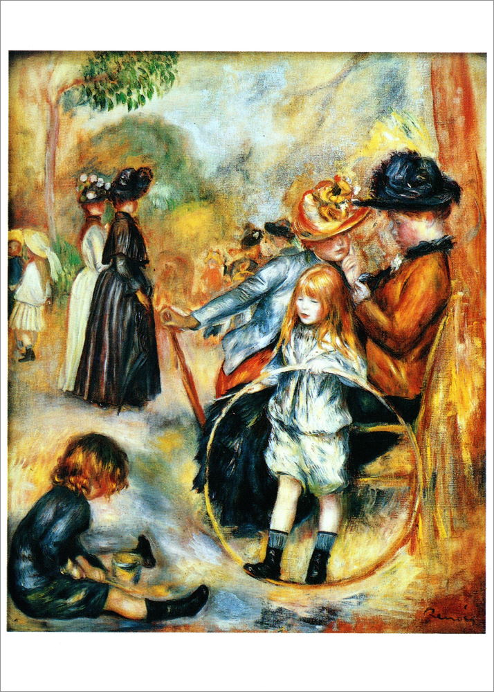 Kunstkarte Pierre Auguste Renoir "Im Luxemburgischen Garten" Kunstkarte Pierre Auguste Renoir "Im Luxemburgischen Garten"