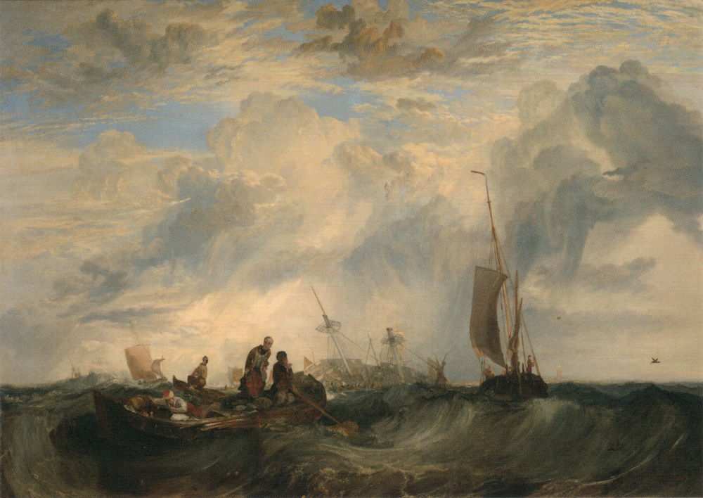 Kunstkarte William Turner "Die Mündung der Maas"