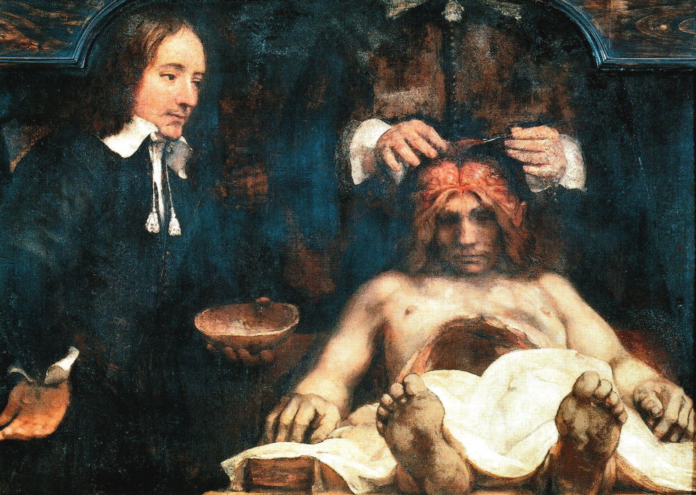 Kunstkarte Rembrandt "Dr. Deijmans Anatomiestunde"