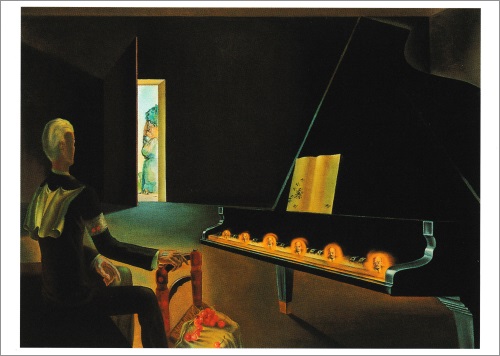 Kunstkarte Salvador Dalí "Teilhalluzination: Sechs Bilder von Lenin" Kunstkarte Salvador Dalí "Teilhalluzination: Sechs Bilder von Lenin"
