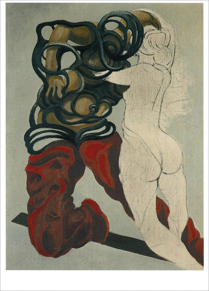 Kunstkarte Max Ernst "La camagnole de l'amour"