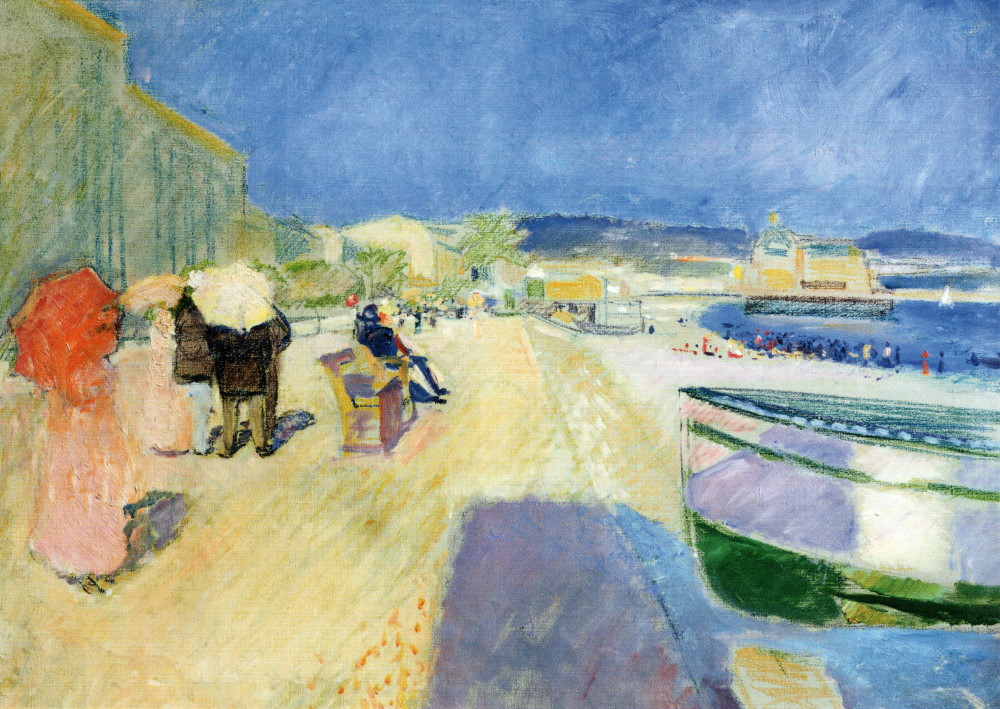 Kunstkarte Edvard Munch "Promenade des Anglais"