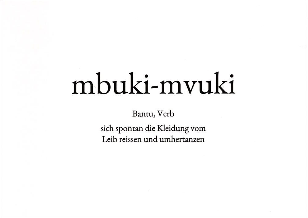 Wortschatz-Postkarte "mbuki-mvuki"