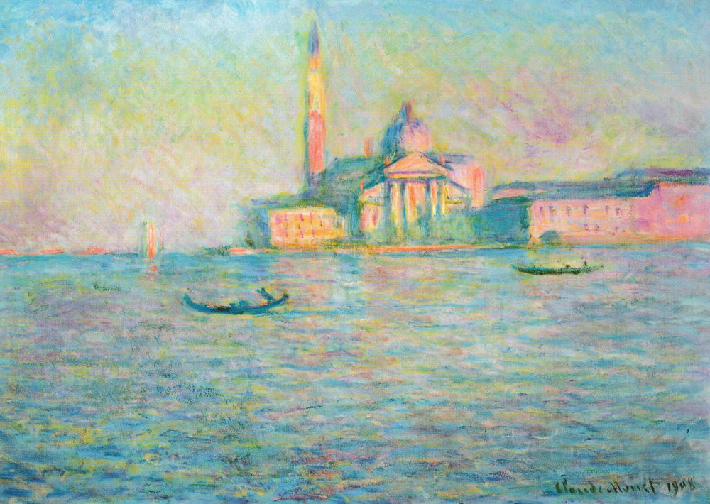 Kunstkarte Claude Monet "Venedig, San Giorgio Maggiore"