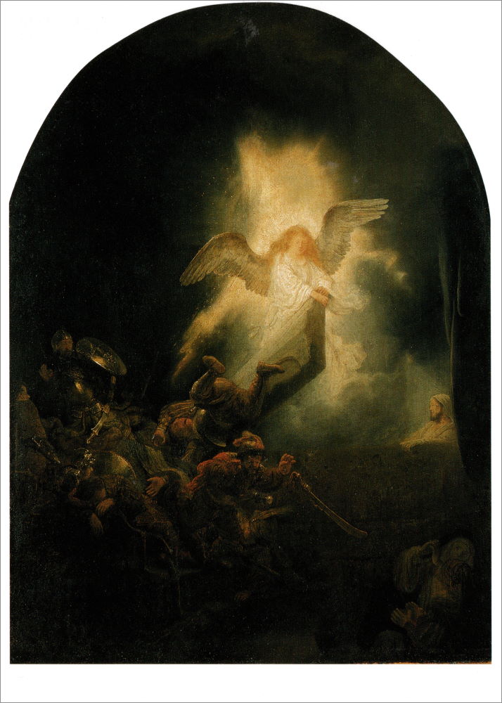 Kunstkarte Rembrandt "Auferstehung Christi"