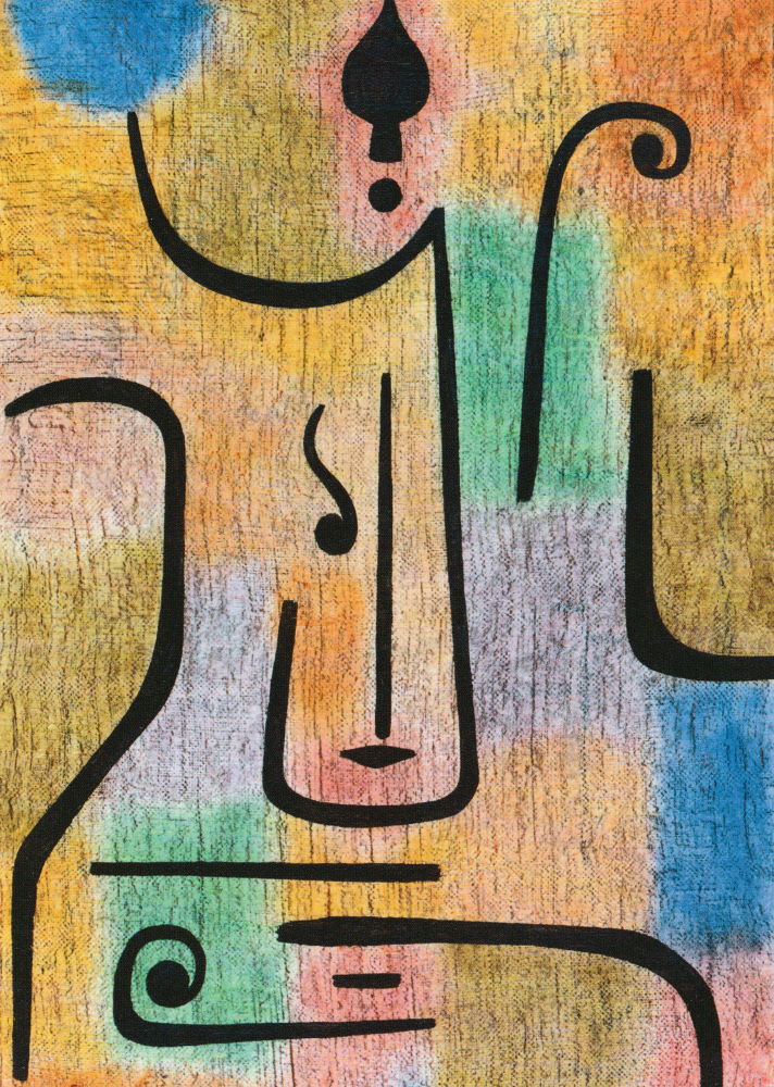 Kunstkarte Paul Klee "Der Erzengel" Kunstkarte Paul Klee "Der Erzengel"