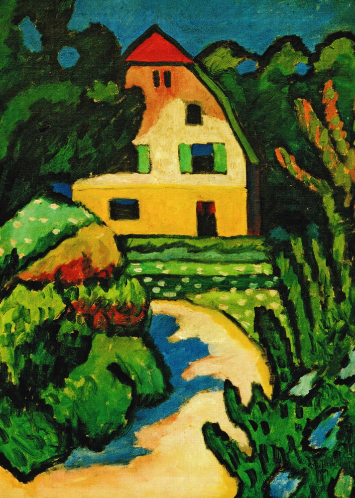 Kunstkarte Gabriele Münter "Murnau"