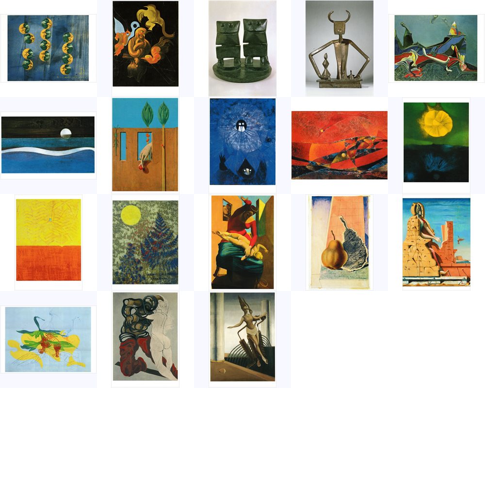 Kunstkarten-Komplett-Set Max Ernst