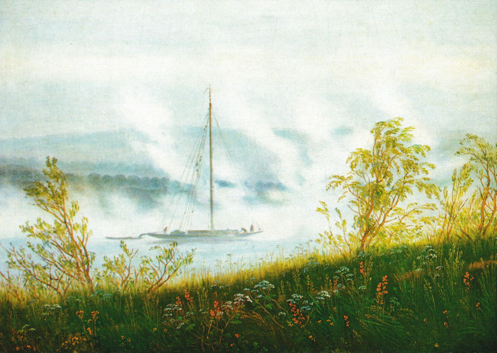Kunstkarte Caspar David Friedrich "Elbschiff im Frühnebel" Kunstkarte Caspar David Friedrich "Elbschiff im Frühnebel"