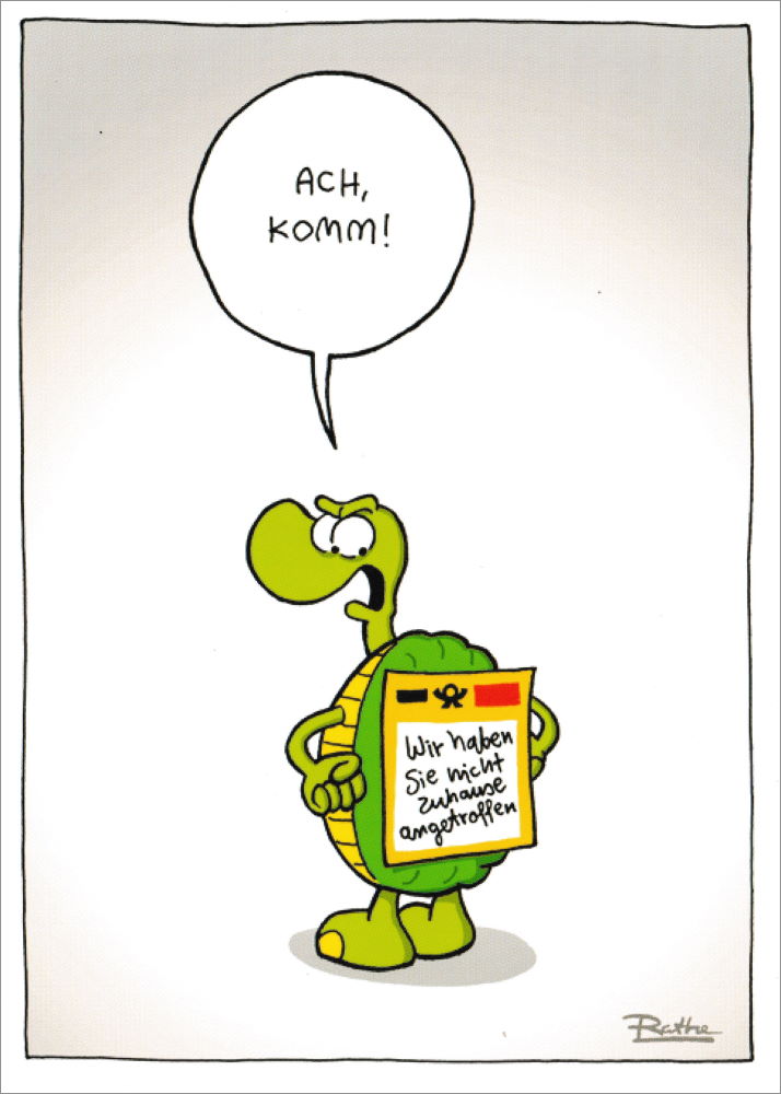 Postkarte Ralph Ruthe "Ach, komm!" Postkarte Ralph Ruthe "Ach, komm!"