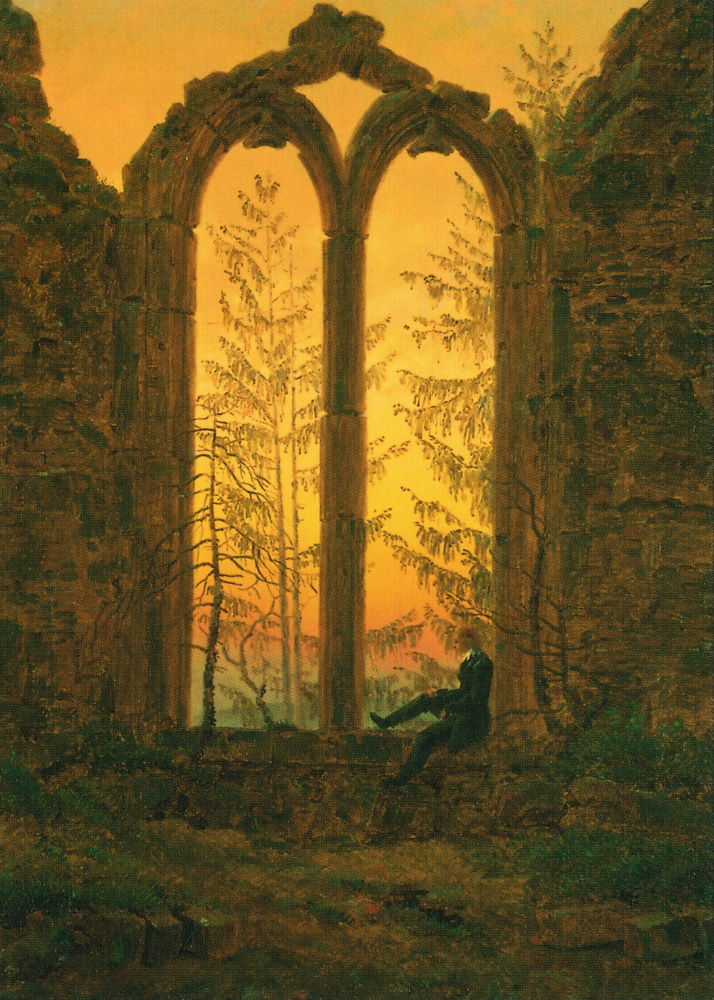 Kunstkarte Caspar David Friedrich "Ein Träumer" Kunstkarte Caspar David Friedrich "Ein Träumer"