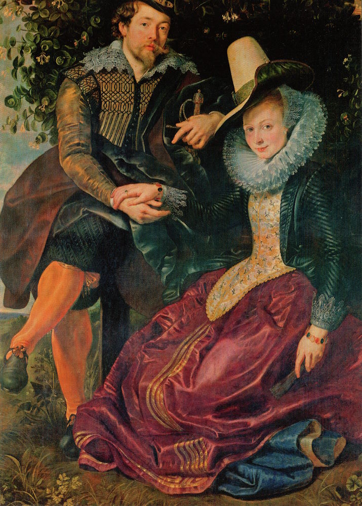 Kunstkarte Peter Paul Rubens "Rubens und Isabella Brandt"