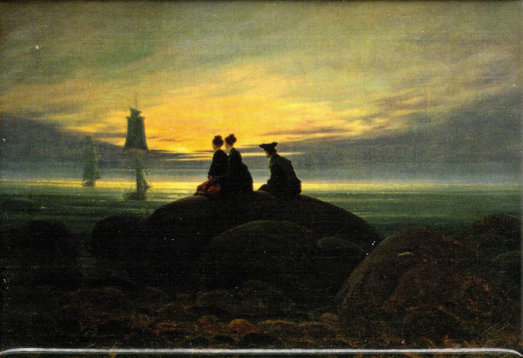 Kunstmagnet Caspar David Friedrich: Mondaufgang am Meer