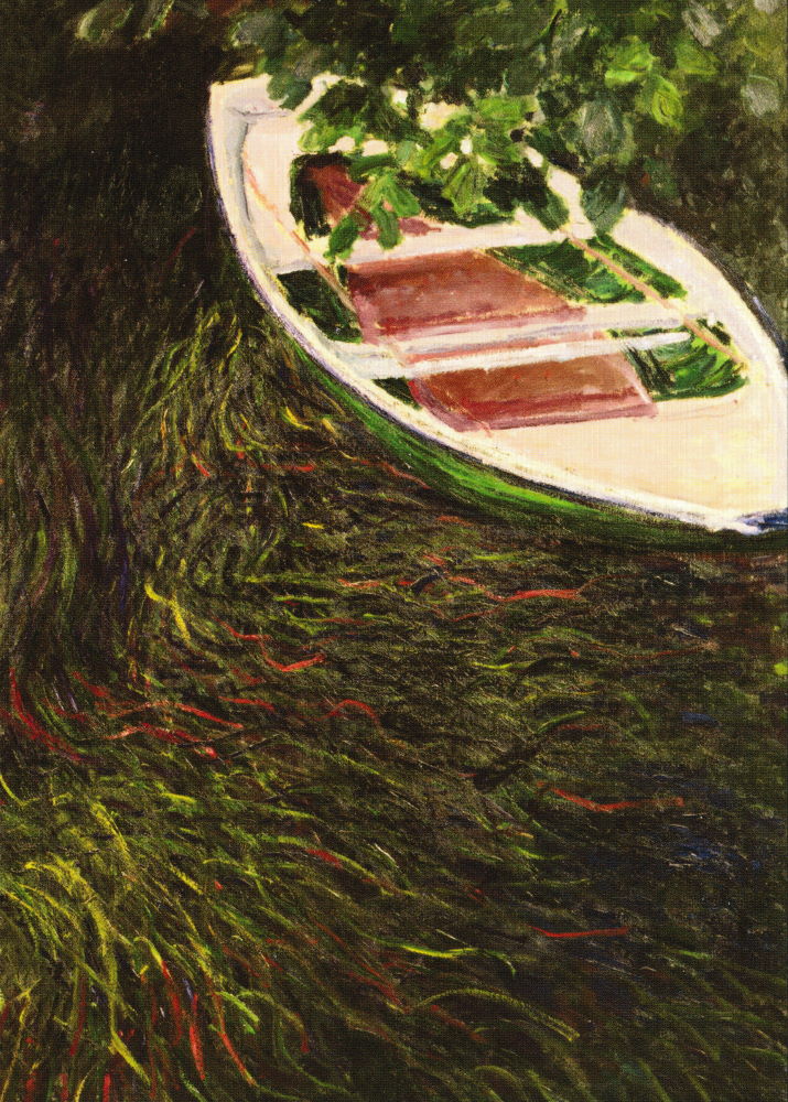 Kunstkarte Claude Monet "Das Boot"