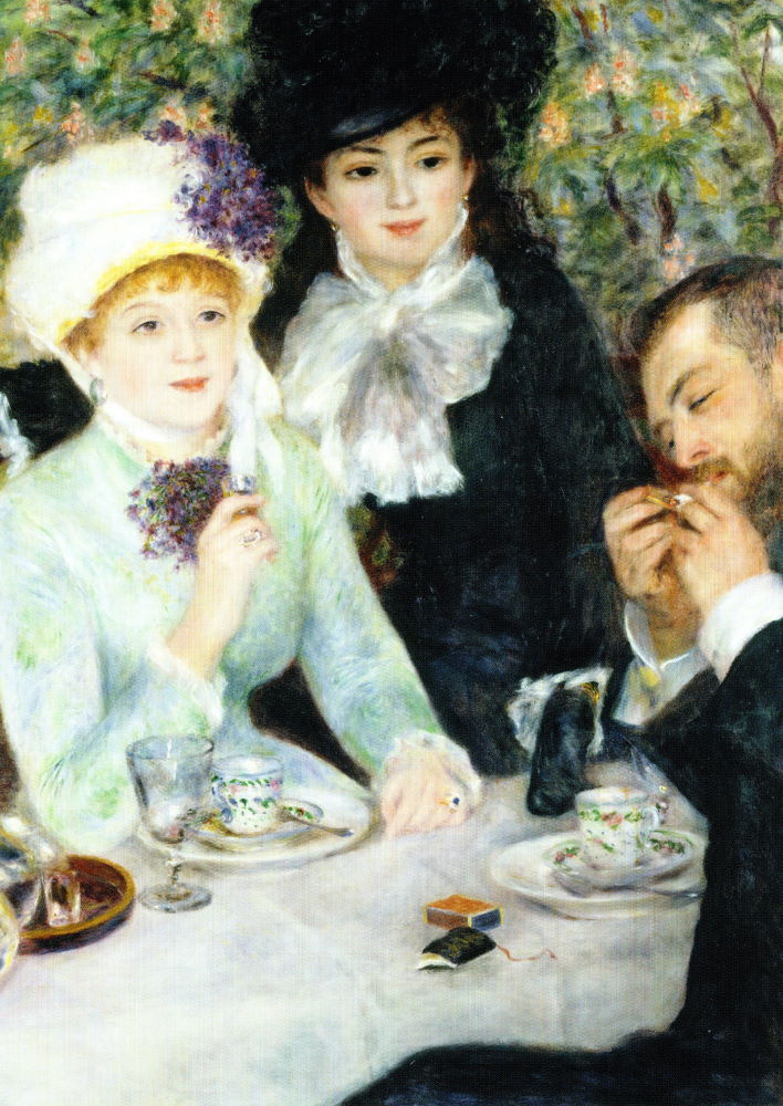 Kunstkarte Pierre Auguste Renoir "Nach dem Mittagessen" Kunstkarte Pierre Auguste Renoir "Nach dem Mittagessen"
