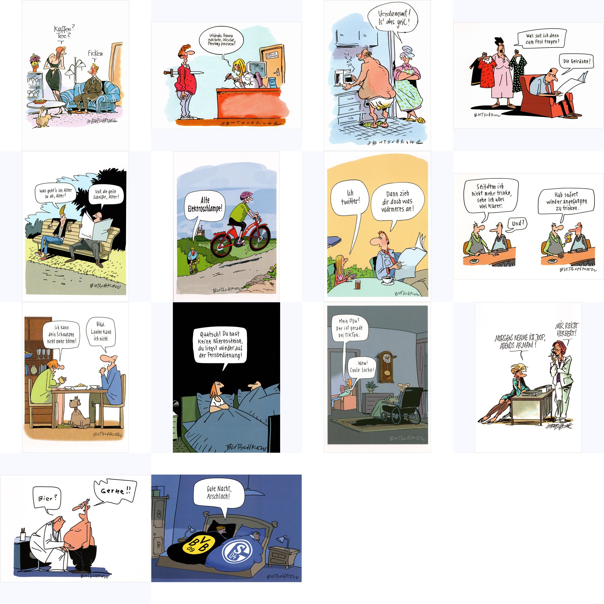 Postkarten-Komplett-Set Peter Butschkow Postkarten-Komplett-Set Peter Butschkow