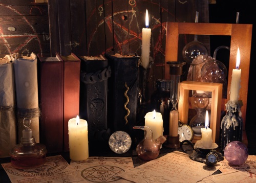 Postkarten-Set "Mystic Candles and Objects"