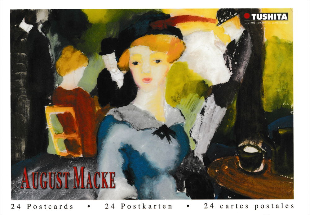 Postkartenbuch August Macke mit 24 hochwertigen Motiven