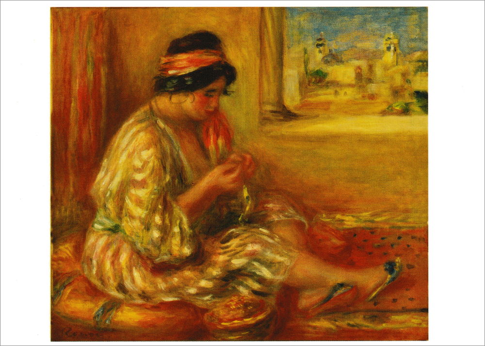 Kunstkarte Pierre Auguste Renoir "Gabriele als Algerierin"