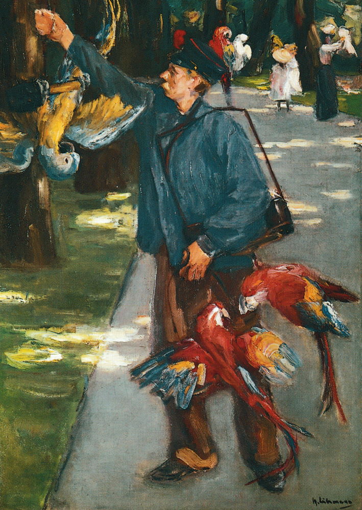 Kunstkarte Max Liebermann "Der Papageienmann" Kunstkarte Max Liebermann "Der Papageienmann"