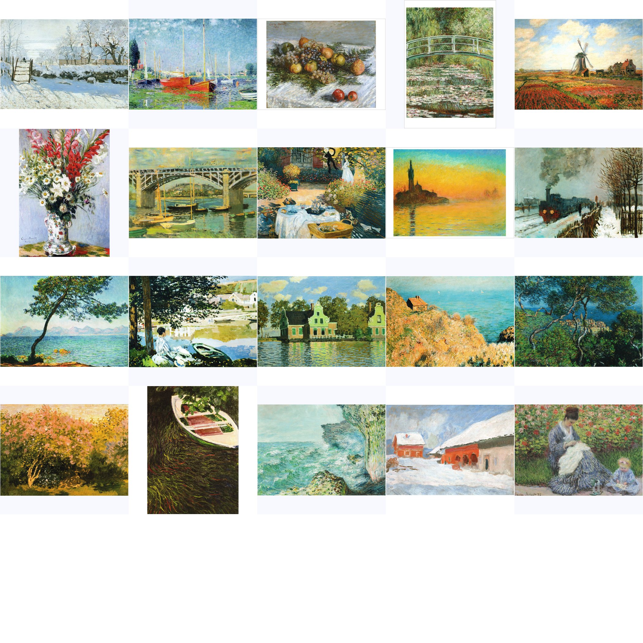 Kunstkarten-Topseller-Set Claude Monet