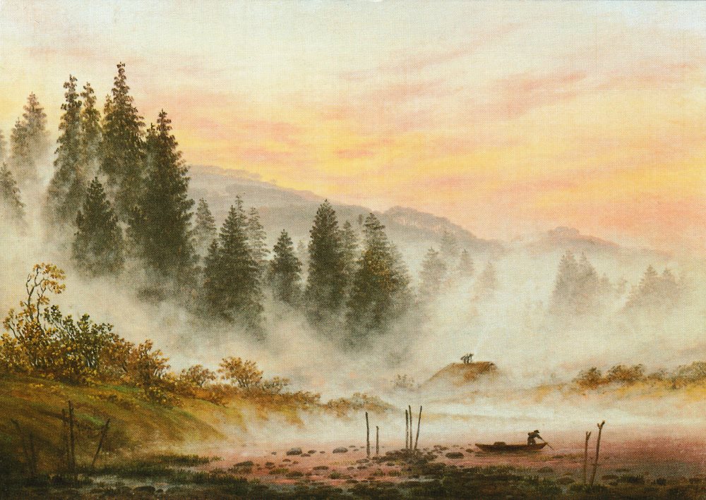 Kunstkarte Caspar David Friedrich "Der Morgen"