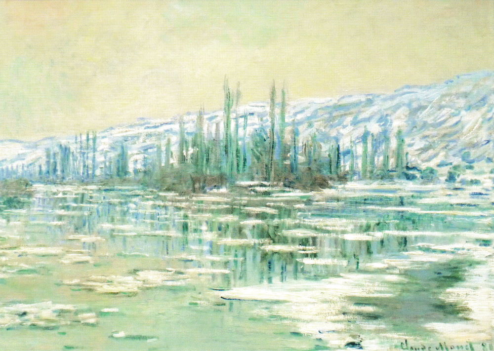 Kunstkarte Claude Monet "Eisbruch" Kunstkarte Claude Monet "Eisbruch"