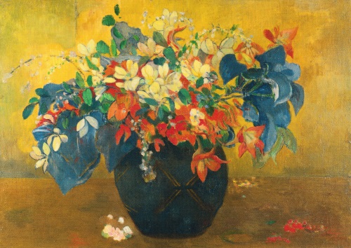 Kunstkarte Paul Gauguin "Blumenvase"