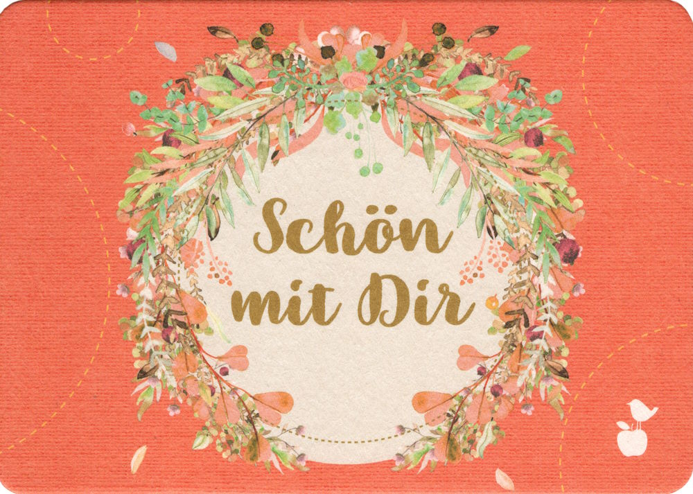 Postkarte "Schön mit Dir"
