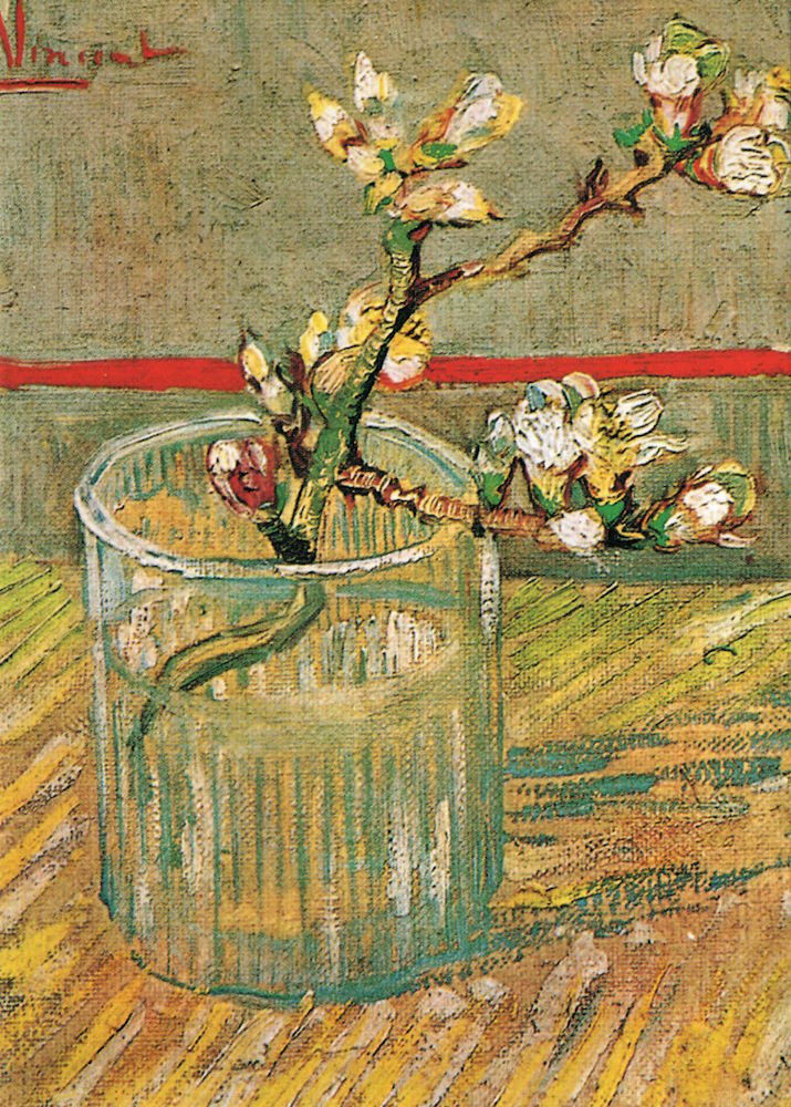 Kunstkarte Vincent van Gogh "Mandelblütenzweig" Kunstkarte Vincent van Gogh "Mandelblütenzweig"