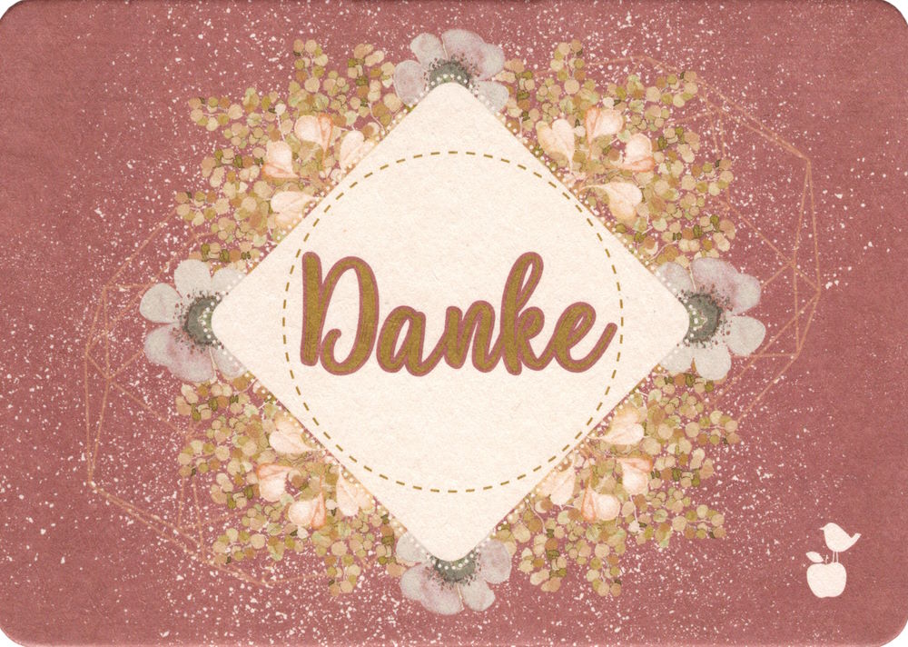 Postkarte "Danke"