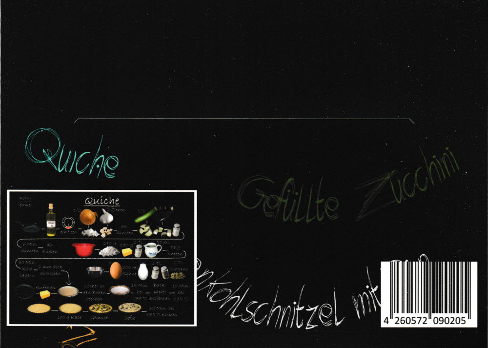 Komplett-Set "Vegetarische Gerichte auf 12 Rezept-Postkarten"