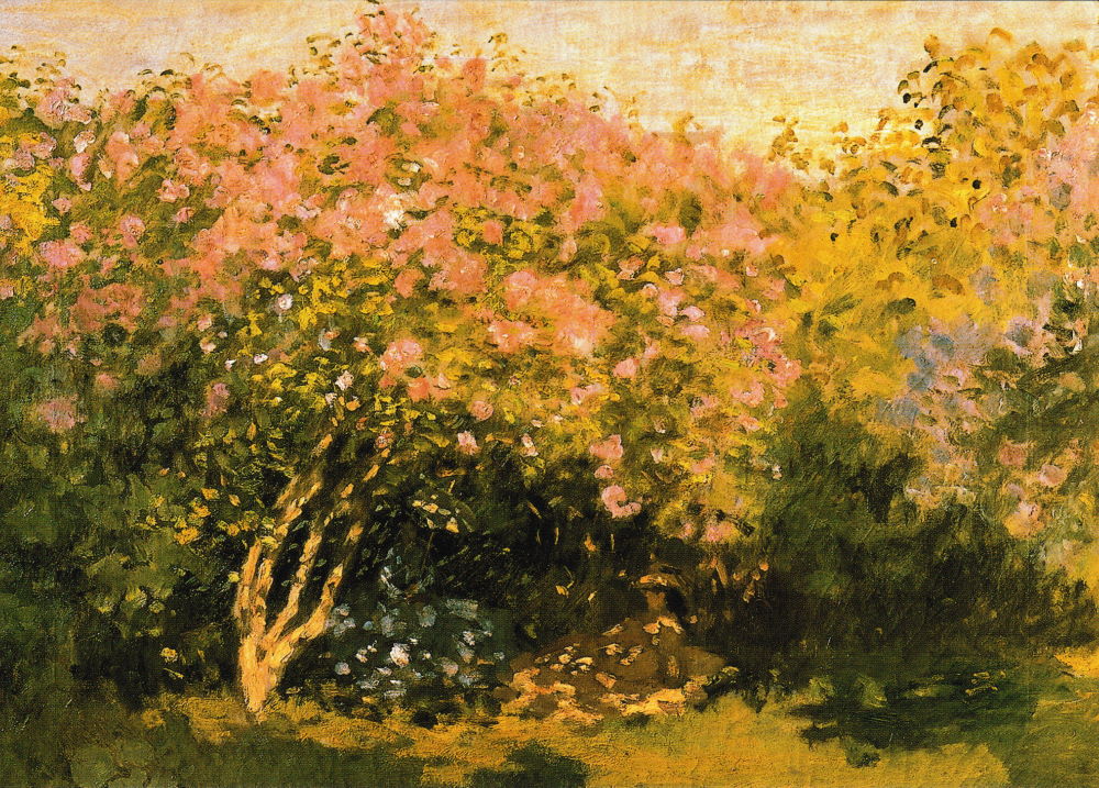 Kunstkarte Claude Monet "Flieder in der Sonne" Kunstkarte Claude Monet "Flieder in der Sonne"