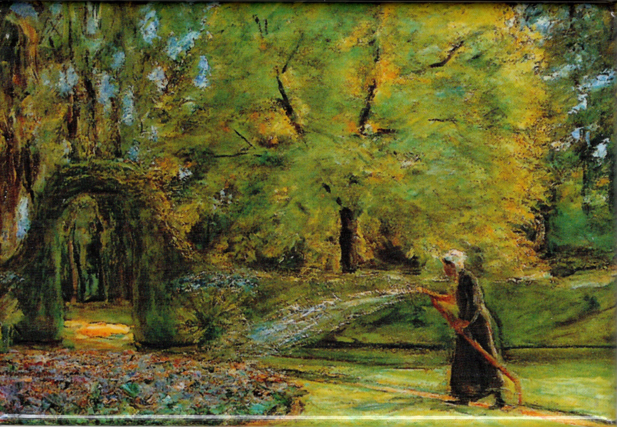 Kunstmagnet Max Liebermann: Blumensprengerin im Wannseegarten