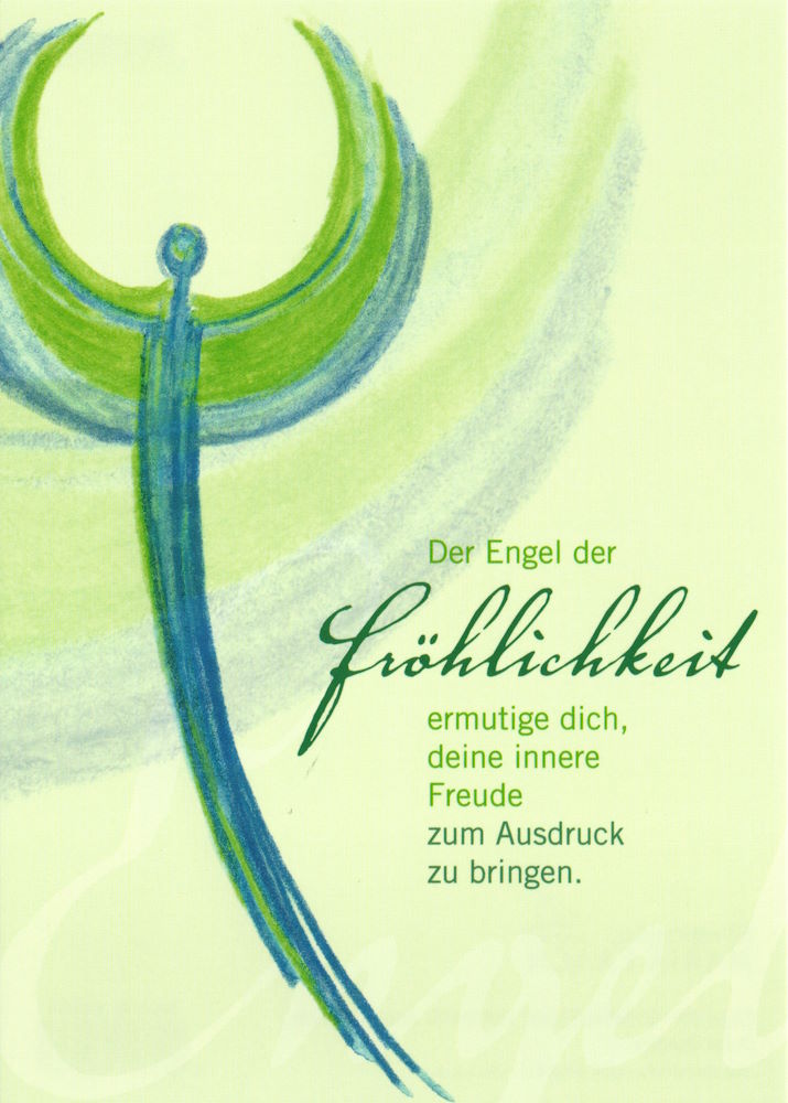 Postkarte "Der Engel der Fröhlichkeit"