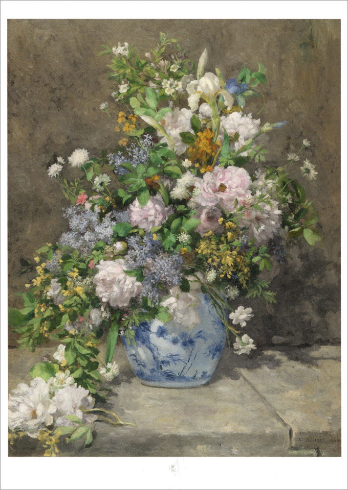 Kunstkarte Pierre Auguste Renoir "Frühlingsbouquet" Kunstkarte Pierre Auguste Renoir "Frühlingsbouquet"