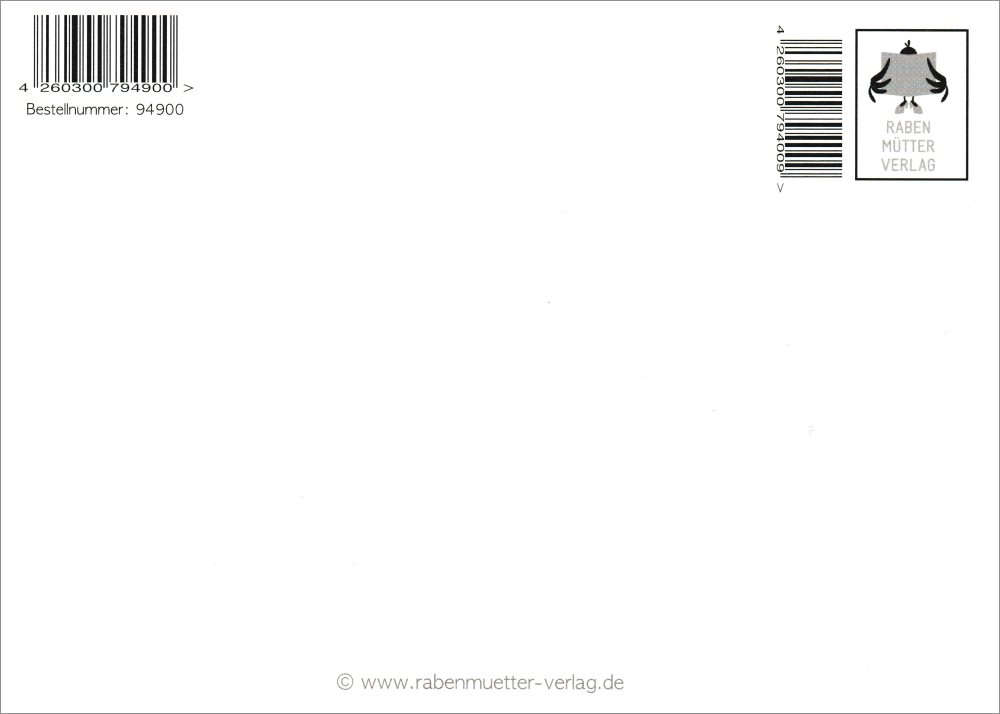 Postkarte "Mit meiner Laune könnten 4 Teenager 5 Jahre lang ..." (Rückseite)