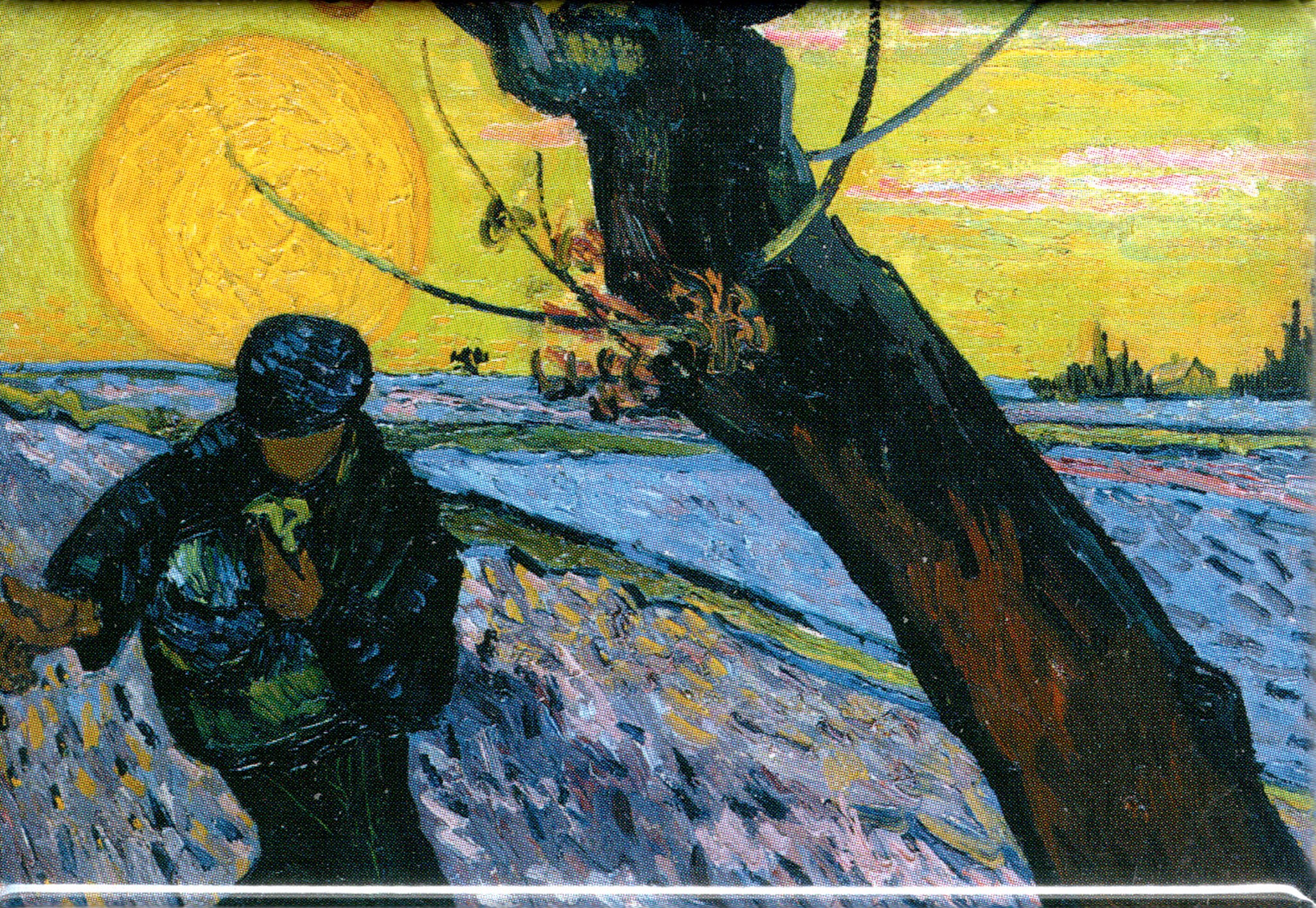 Kunstmagnet Vincent van Gogh: Sämann bei untergehender Sonne