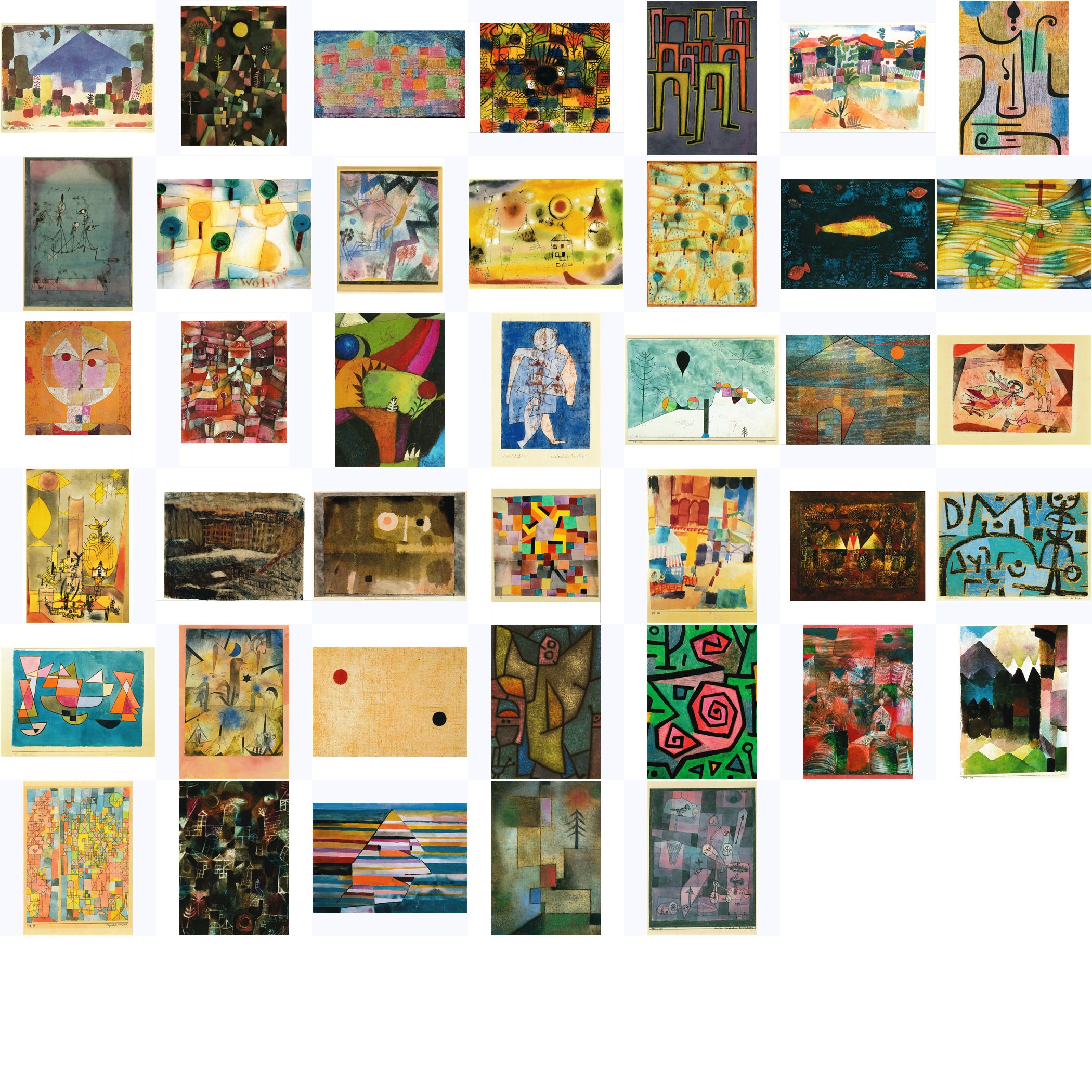 Kunstkarten-Komplett-Set Paul Klee