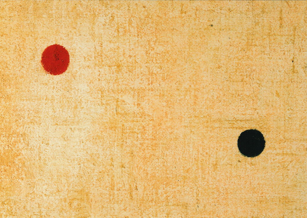 Kunstkarte Paul Klee "La rouge et le noir" Kunstkarte Paul Klee "La rouge et le noir"