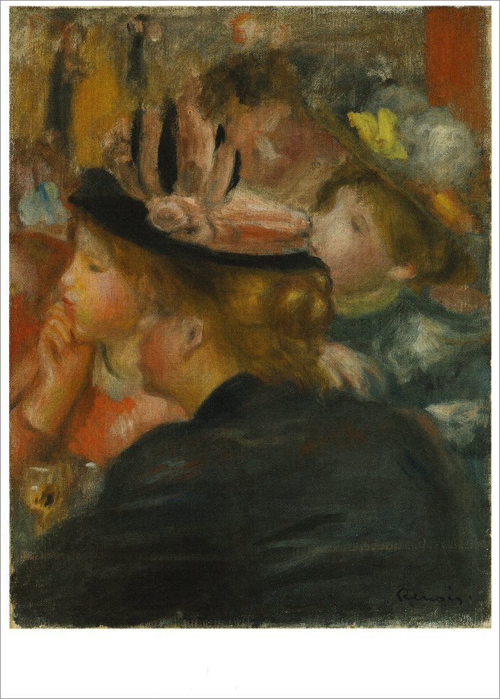 Kunstkarte Pierre Auguste Renoir "Im Theater" Kunstkarte Pierre Auguste Renoir "Im Theater"