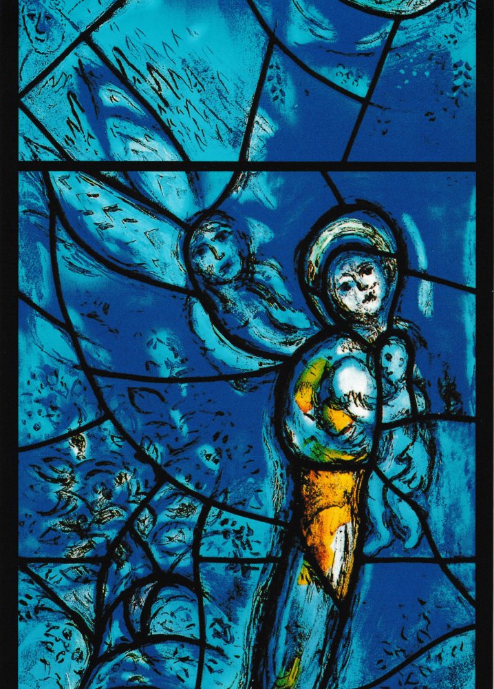 Kunstkarte Marc Chagall "Maria mit dem Kind" Kunstkarte Marc Chagall "Maria mit dem Kind"