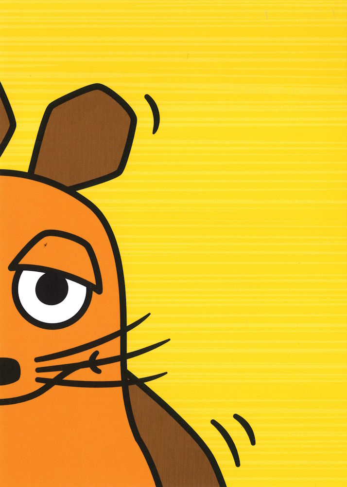 Postkarte "Sendung mit der Maus: Starschnitt Tanzende Maus II" Postkarte "Sendung mit der Maus: Starschnitt Tanzende Maus II"