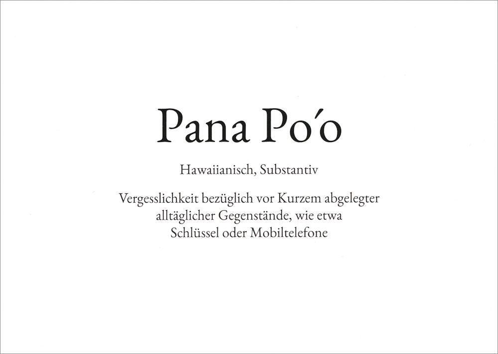 Wortschatz-Postkarte "Pana Po´o" Wortschatz-Postkarte "Pana Po´o"